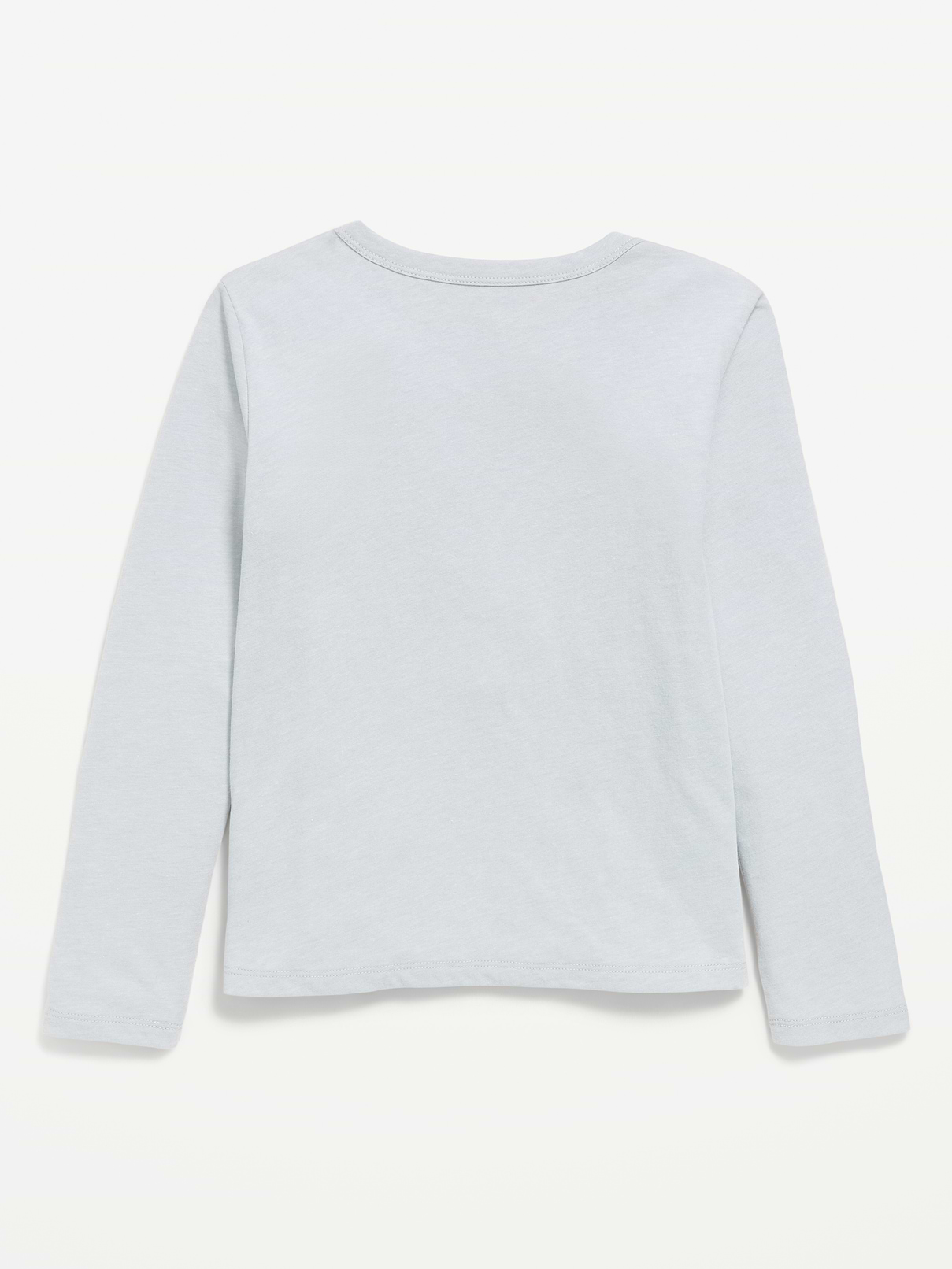 Image 3 de 3, T-shirt ultra-doux à applique en cœur et à manches longues pour fille