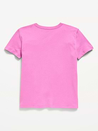 Image 3 of 4, Softest Short-Sleeve Heart-Pocket T-Shirt for Girls