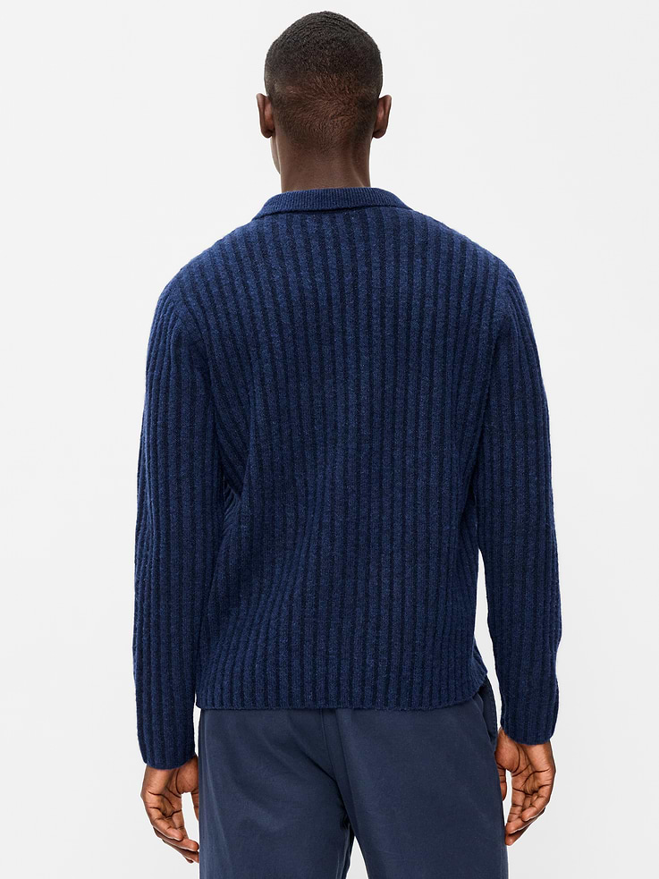 Image number 2 showing, Long-Sleeve Polo Sweater