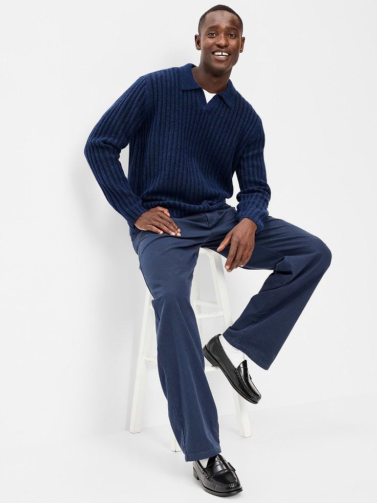 Image number 3 showing, Long-Sleeve Polo Sweater