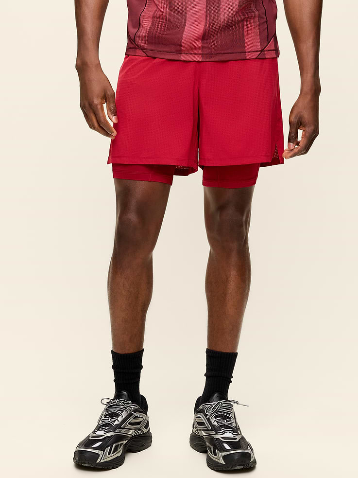 Image number 1 showing, 2-In-1 Performance Run Shorts -- 5-inch inseam
