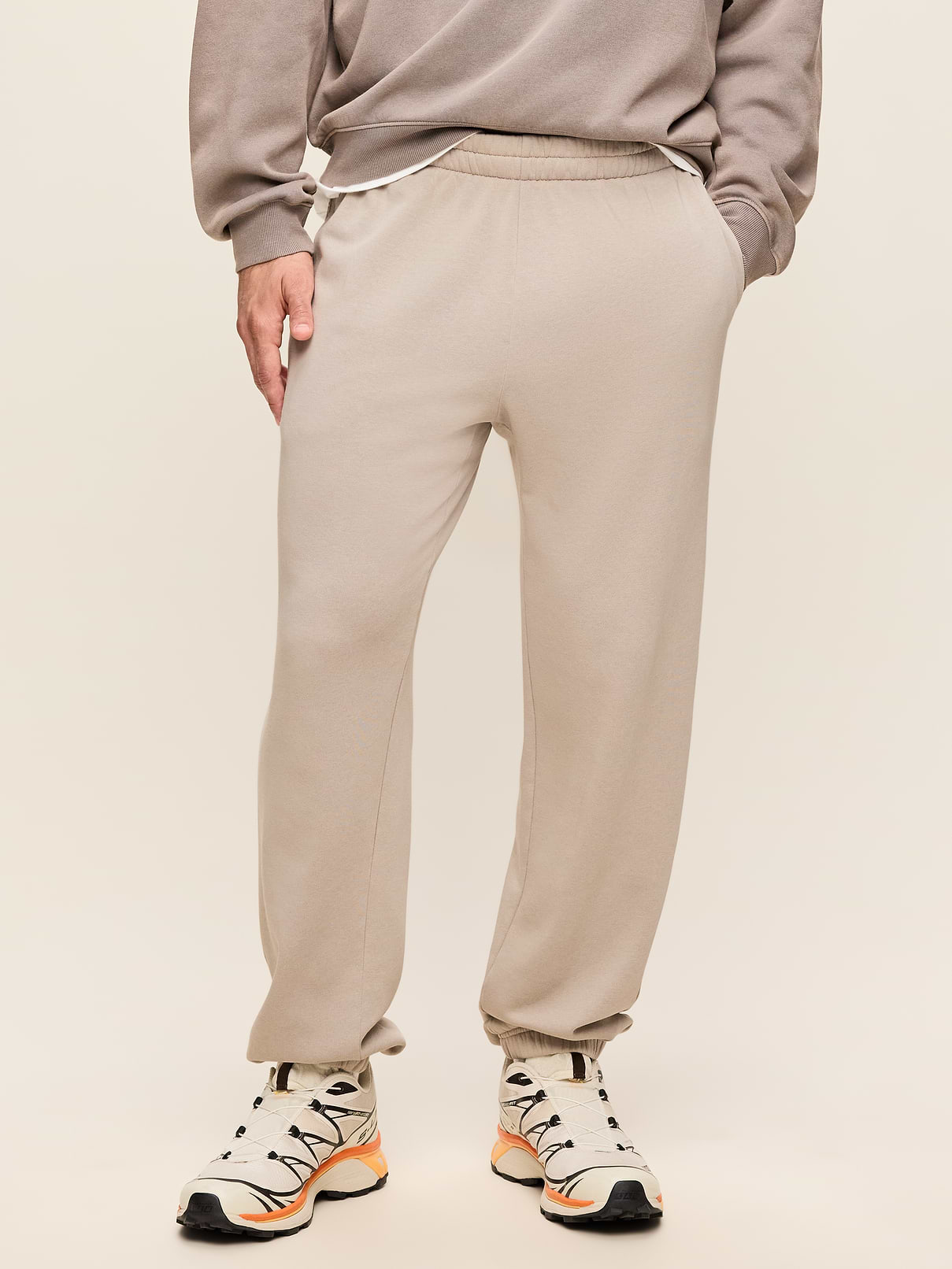 Image 1 of 4, elastic-drawstring waistband, on-seam pockets, pull-on style, Product #907914