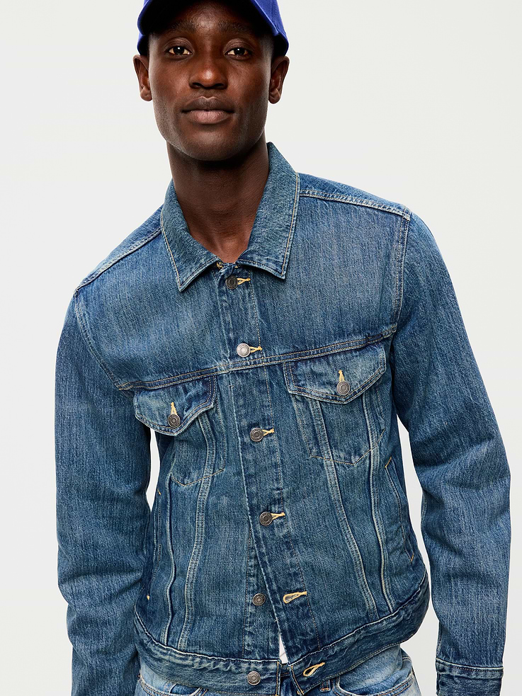 Image number 4 showing, Jean Trucker Jacket