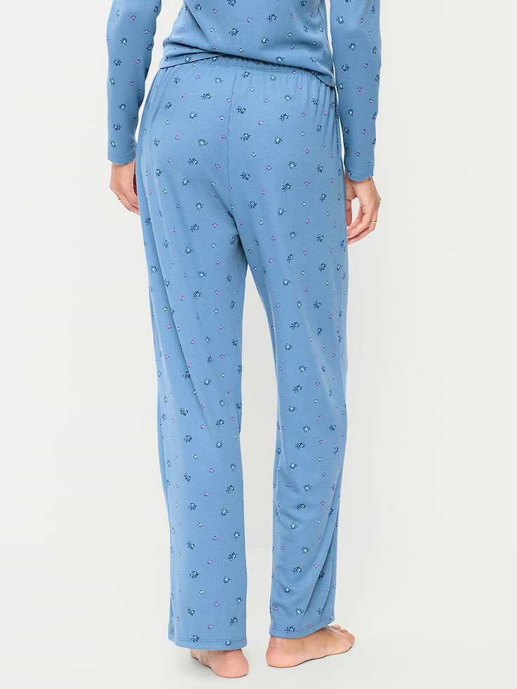 Image number 2 showing, Waffle-Textured Pajama Pants