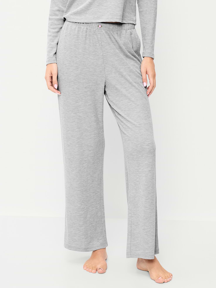 Image number 1 showing, Waffle-Textured Pajama Pants