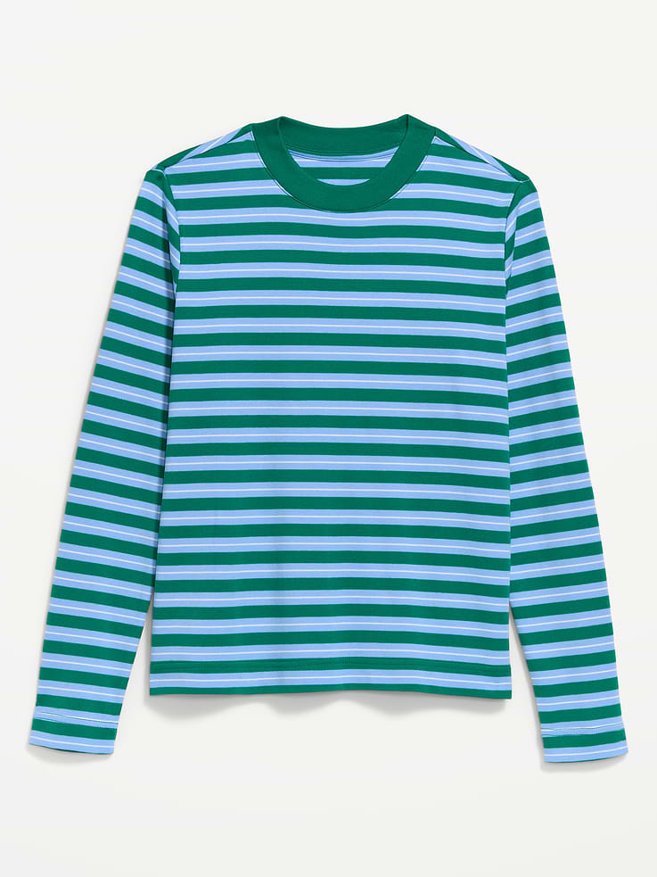 Image 4 de 8, T-shirt en tissu épais à manches longues