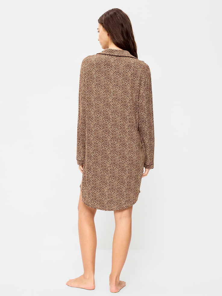 Image number 2 showing, Knit Jersey Sleep Dress