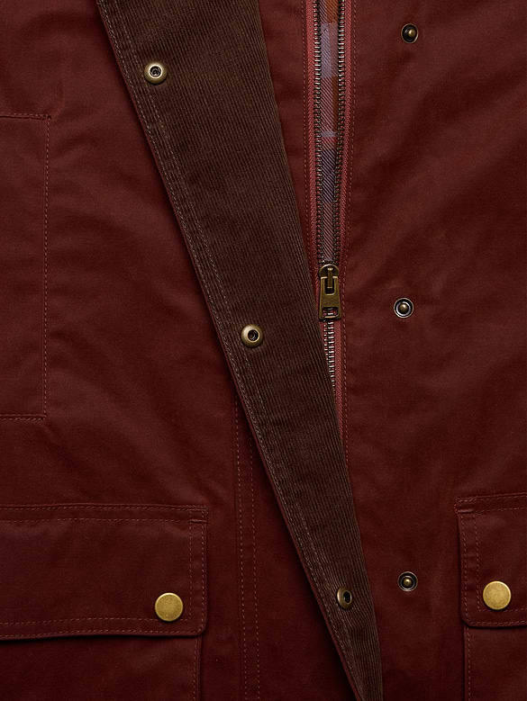 Veste utilitaire en coton ciré Retour aux archives
