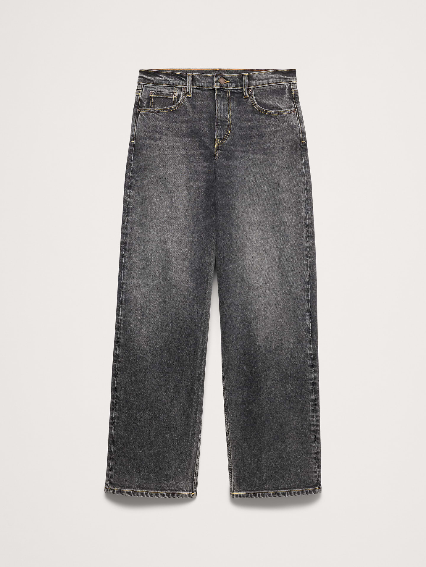 L'image numéro 5 présente Jean ample années 1990 à taille mi-basse