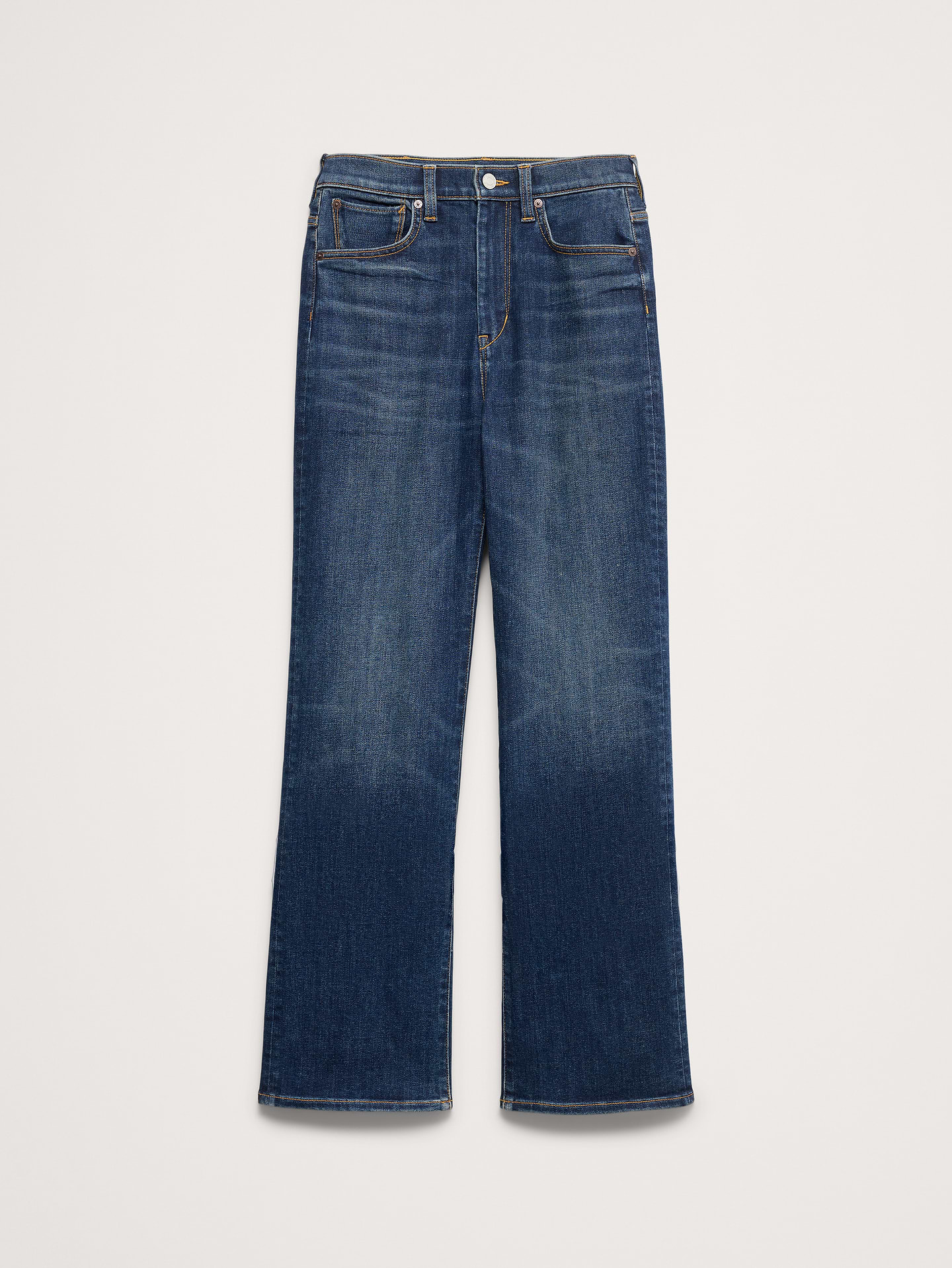 L'image numéro 5 présente Jean évasé à taille haute