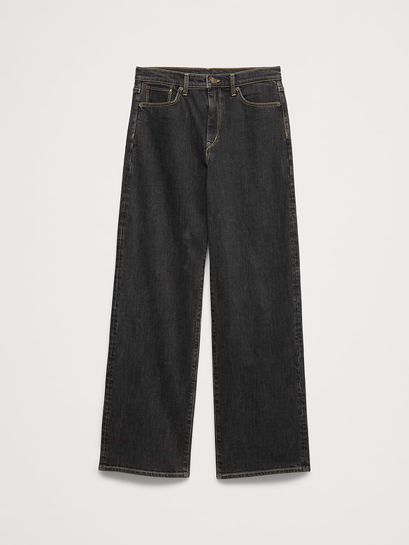 High-Rise Relaxed Wide-Leg Jean