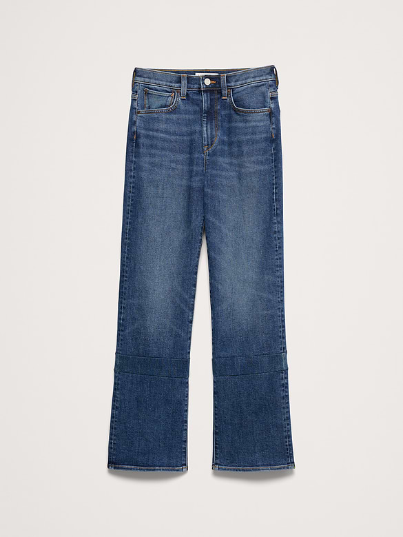 High-Rise Kick-Flare Jean