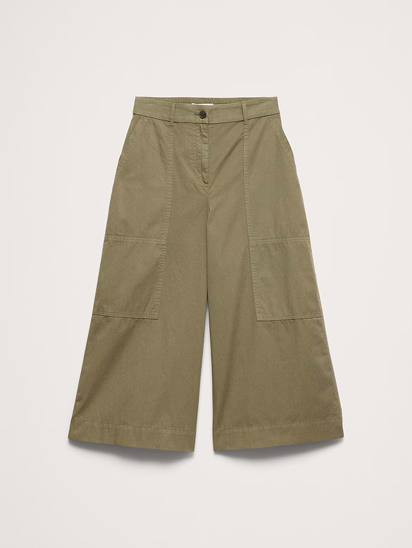 Cotton Twill Culotte