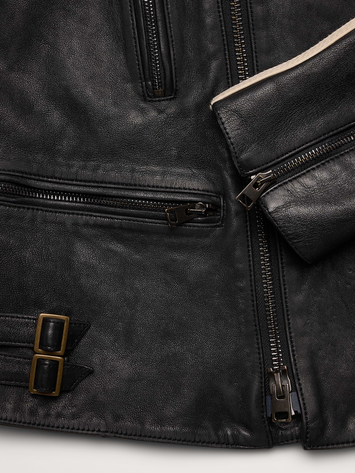 Image number 6 showing, Classic Leather Biker Jacket
