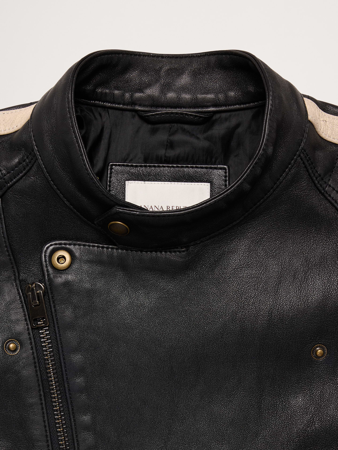 Image number 7 showing, Classic Leather Biker Jacket