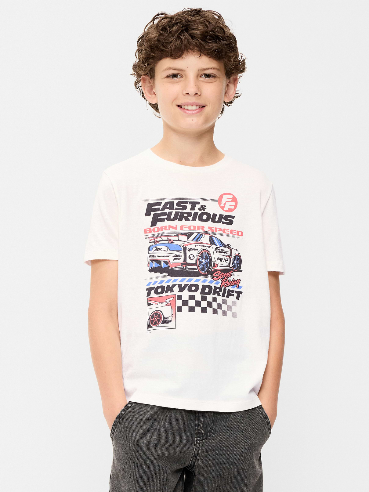 Image number 1 showing, Fast & Furious™ Gender-Neutral Graphic T-Shirt for Kids