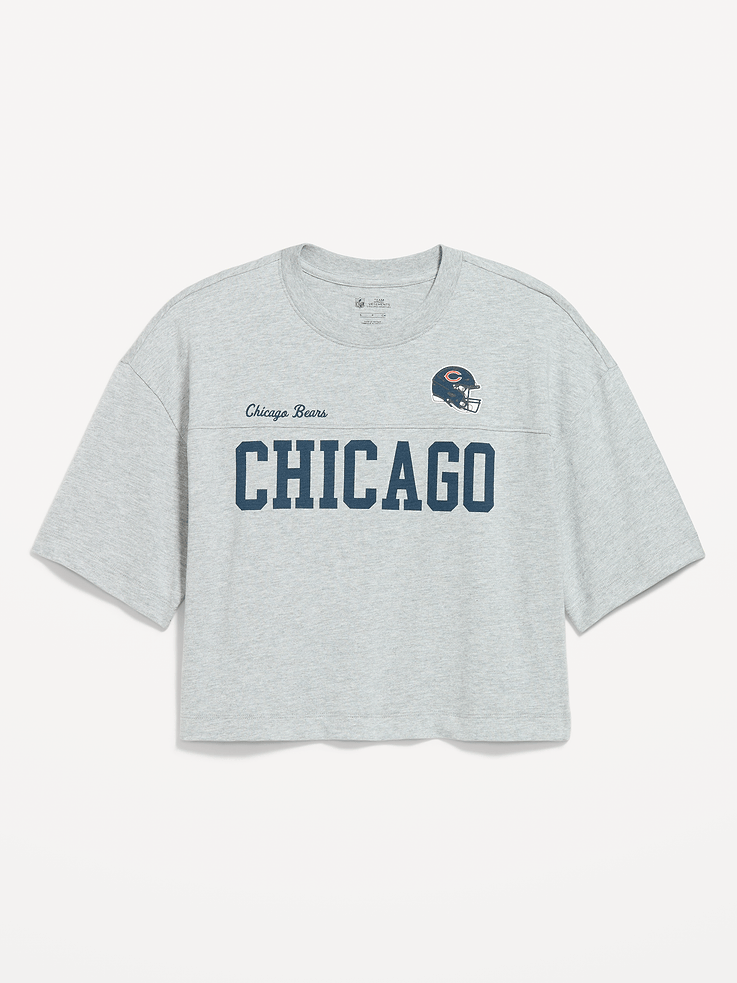 Image 4 of 5, Chicago Bears Vintage Oversized T-Shirt for Women