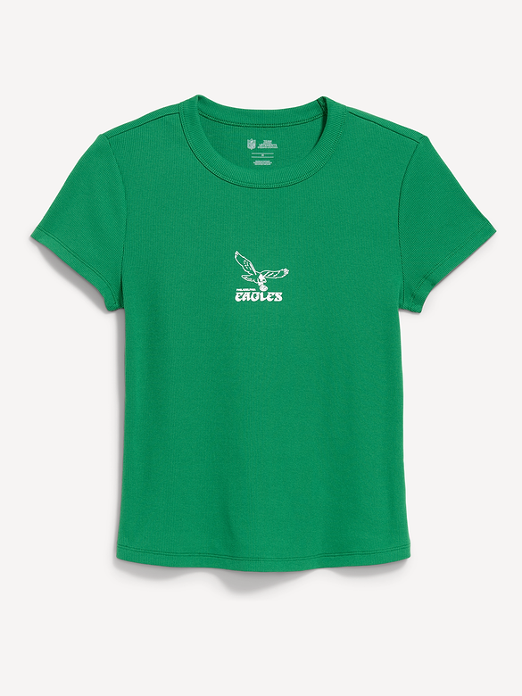 Philadelphia Eagles Snug Crop T-Shirt for Women