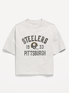Image number 2 showing, Pittsburgh Steelers Oversized Boxy Graphic T-Shirt for Boys