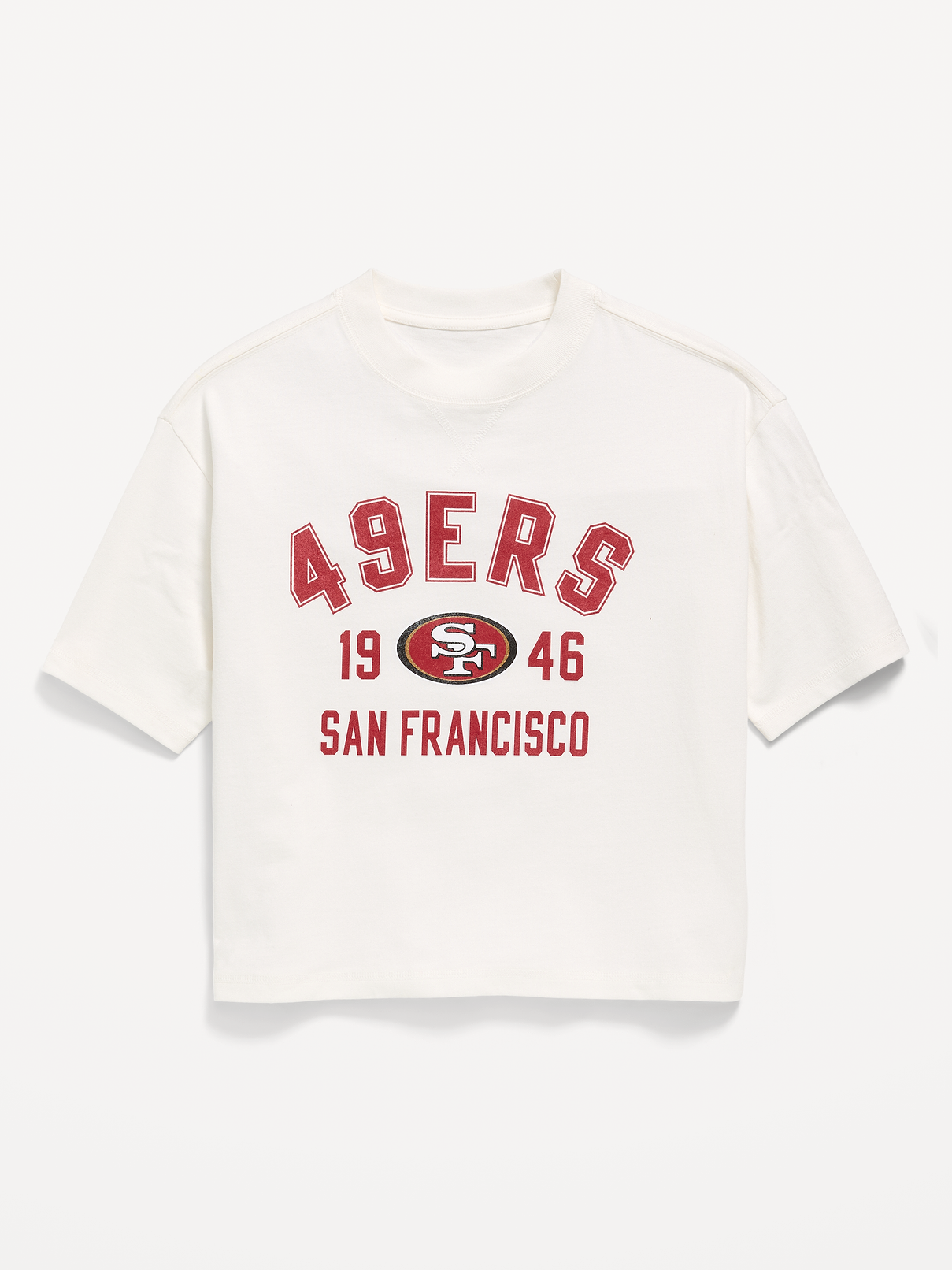 Image number 2 showing, San Francisco 49ers Oversized Boxy Graphic T-Shirt for Boys