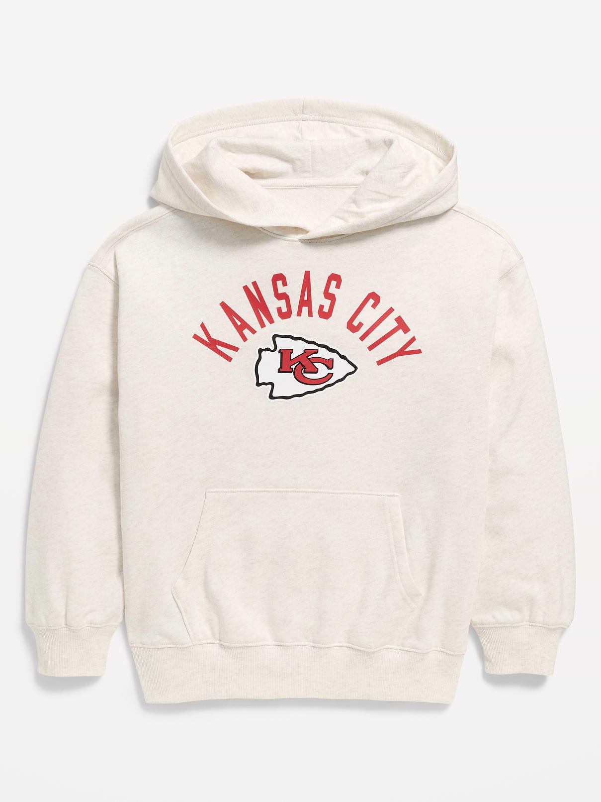 Image number 2 showing, Kansas City Chiefs Oversized Pullover Hoodie for Boys
