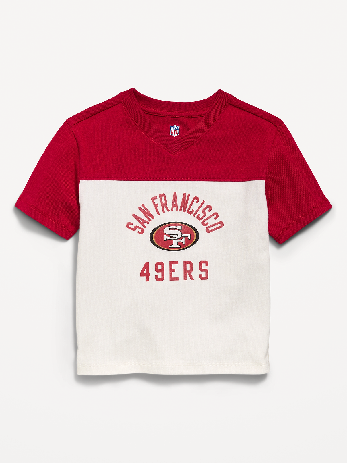 Image number 2 showing, San Francisco 49ers Oversized Graphic Football T-Shirt for Toddler Boys