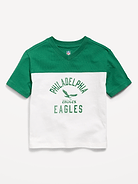 Image number 2 showing, Philadelphia Eagles Oversized Graphic Football T-Shirt for Toddler Boys