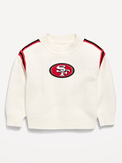 Image number 2 showing, San Francisco 49ers Crew-Neck Sweater for Toddler Girls