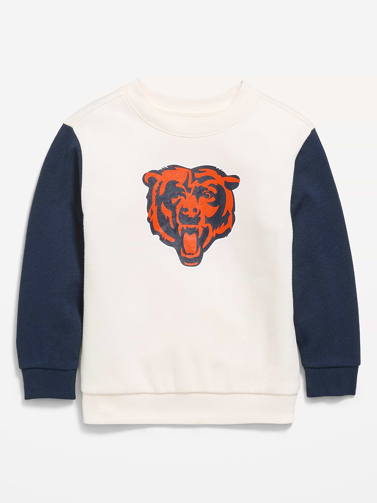 Image 2 of 3, Chicago Bears Oversized Crew-Neck Sweatshirt for Toddler Boys