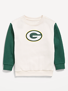 Image number 2 showing, Green Bay Packers Oversized Crew-Neck Sweatshirt for Toddler Boys