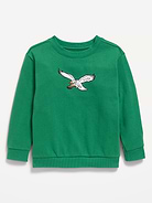 Image number 2 showing, Philadelphia Eagles Oversized Crew-Neck Sweatshirt for Toddler Boys