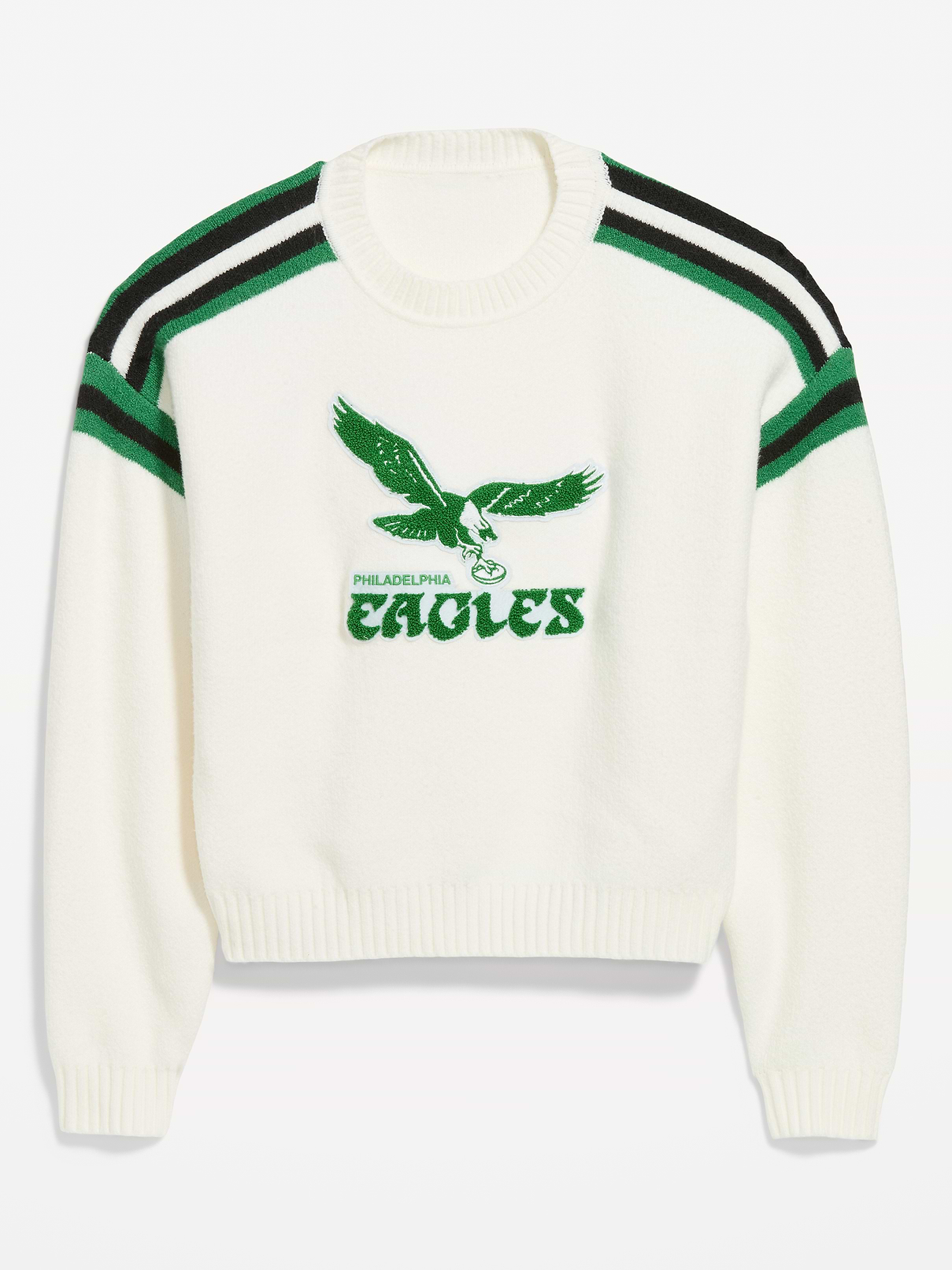 Image number 4 showing, Philadelphia Eagles Cropped Sweater for Women