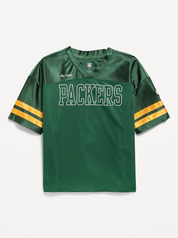 Image 2 of 4, Green Bay Packers Lifestyle Jersey T-Shirt for Kids
