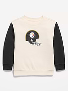 Image number 2 showing, Pittsburgh Steelers Oversized Crew-Neck Sweatshirt for Toddler Boys