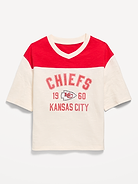 Image number 2 showing, Kansas City Chiefs Oversized Graphic Football T-Shirt for Girls