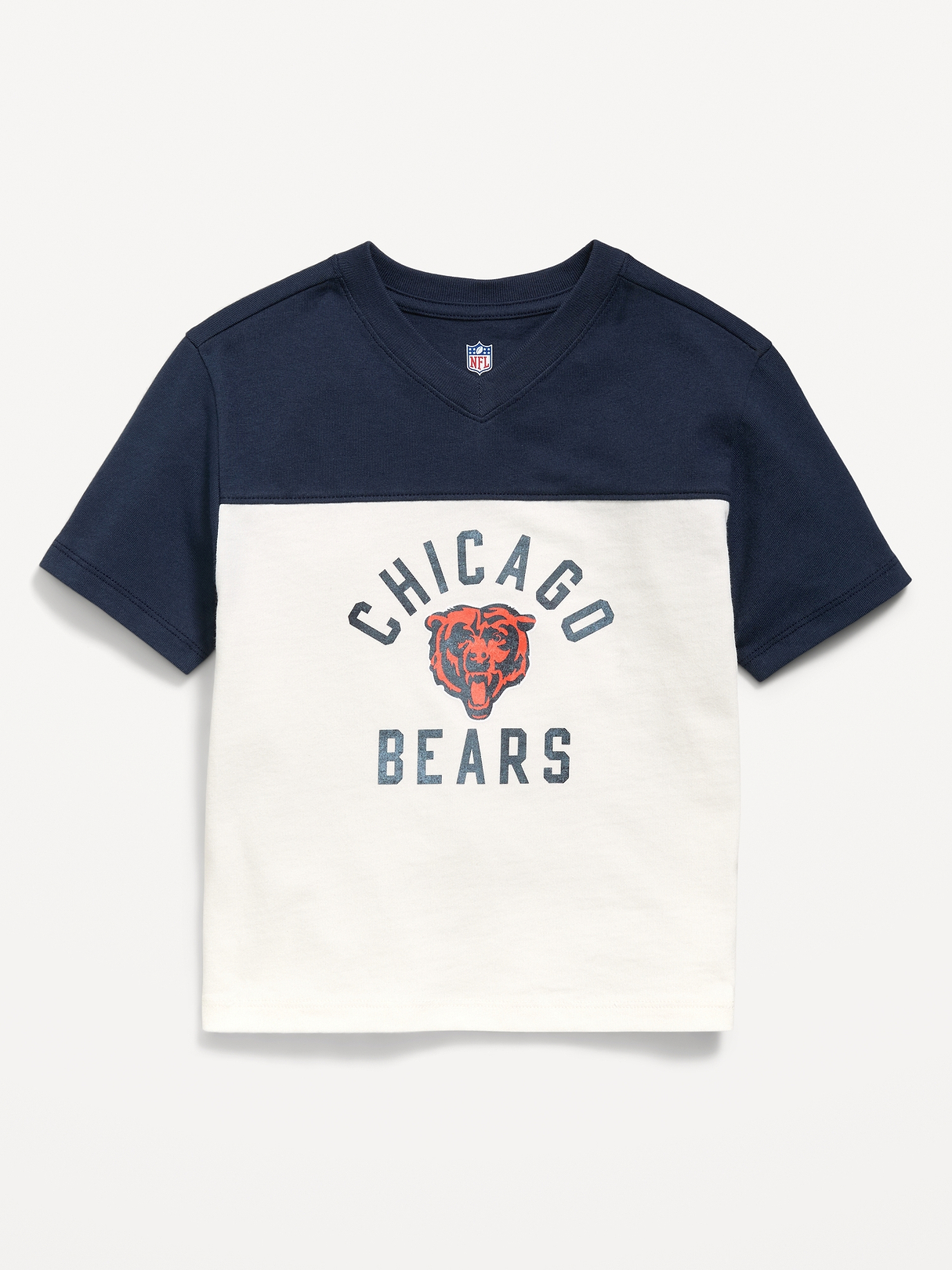 Chicago Bears Oversized Graphic Football T-Shirt for Toddler Boys