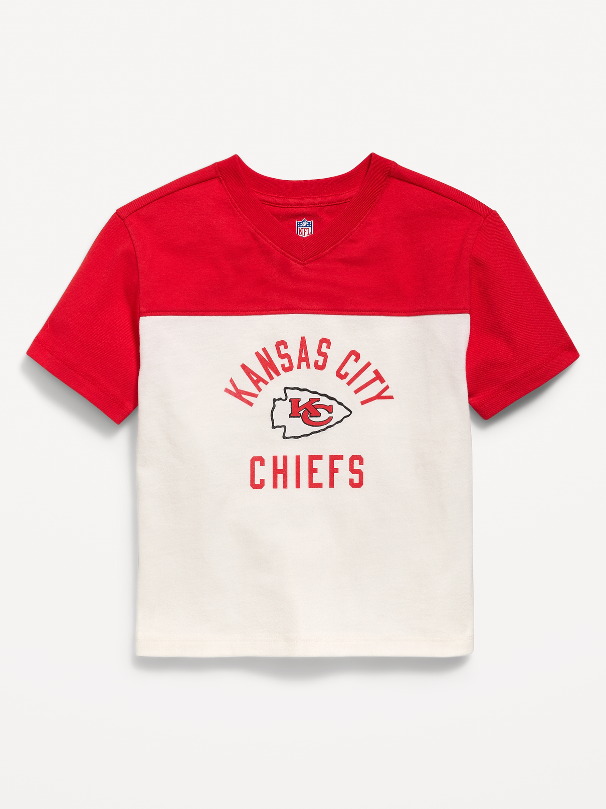 Image number 2 showing, Kansas City Chiefs Oversized Graphic Football T-Shirt for Toddler Boys