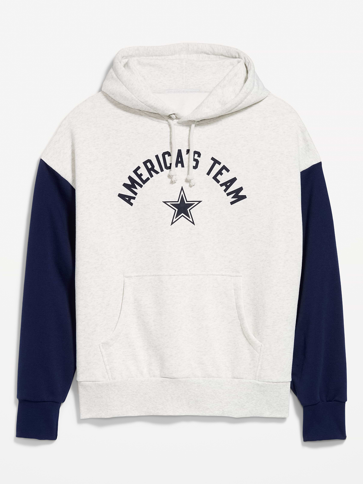 Image 4 of 5, Dallas Cowboys Oversized Pullover Hoodie for Adults