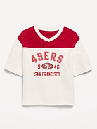 Image number 2 showing, San Francisco 49ers Oversized Graphic Football T-Shirt for Girls