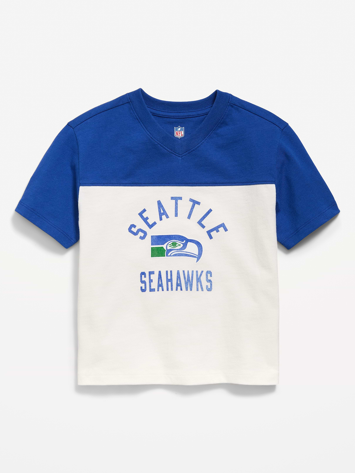 Image number 2 showing, Seattle Seahawks Oversized Graphic Football T-Shirt for Toddler Boys