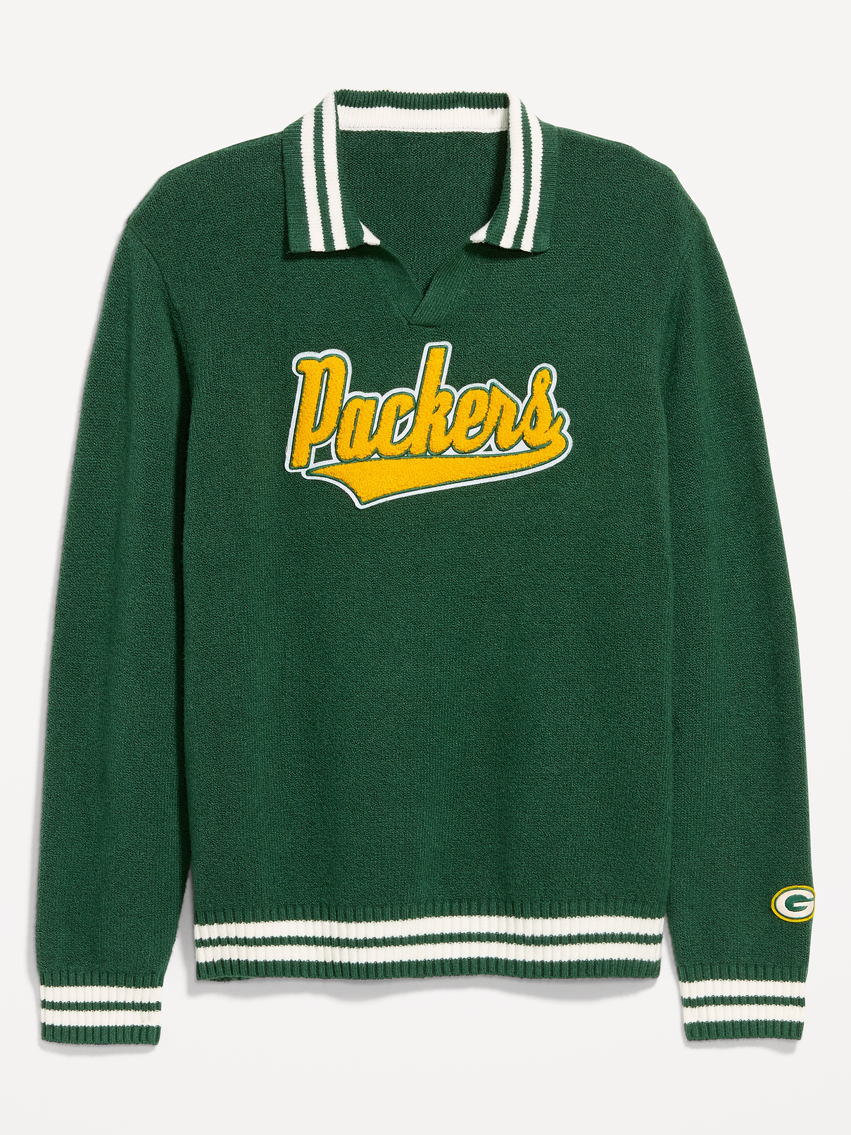 Image number 4 showing, Green Bay Packers Collared Sweater for Men