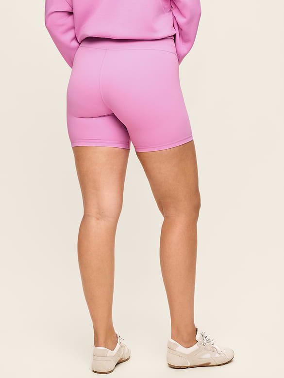 High-Waisted StudioSmooth Biker Shorts -- 6-inch inseam