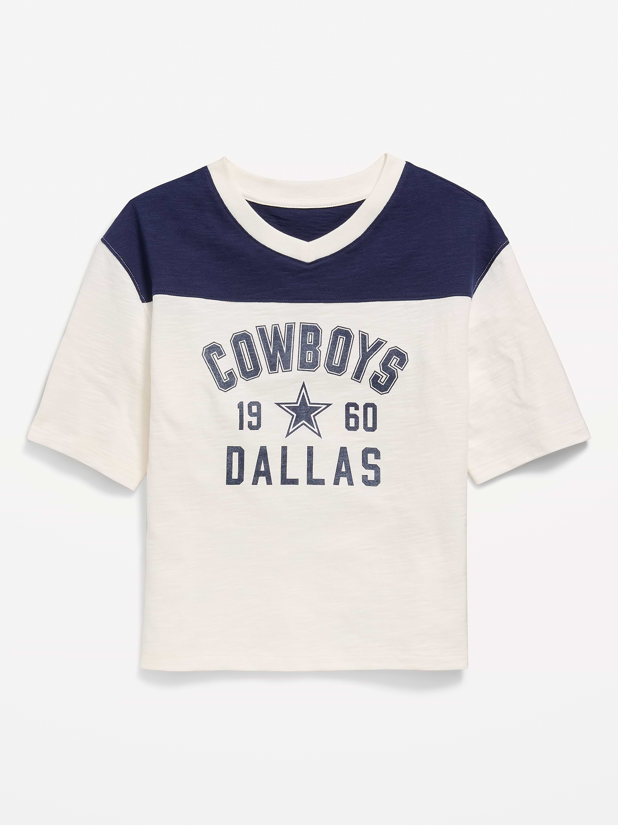 Image number 2 showing, Dallas Cowboys Oversized Graphic Football T-Shirt for Girls