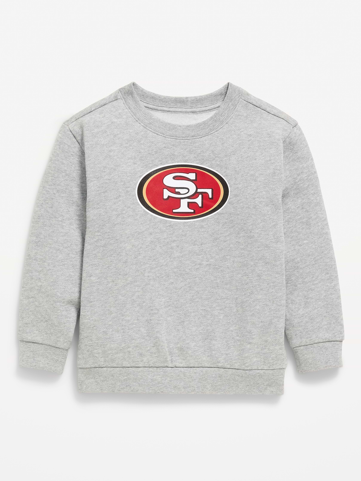 Image number 2 showing, San Francisco 49ers Oversized Crew-Neck Sweatshirt for Toddler Boys