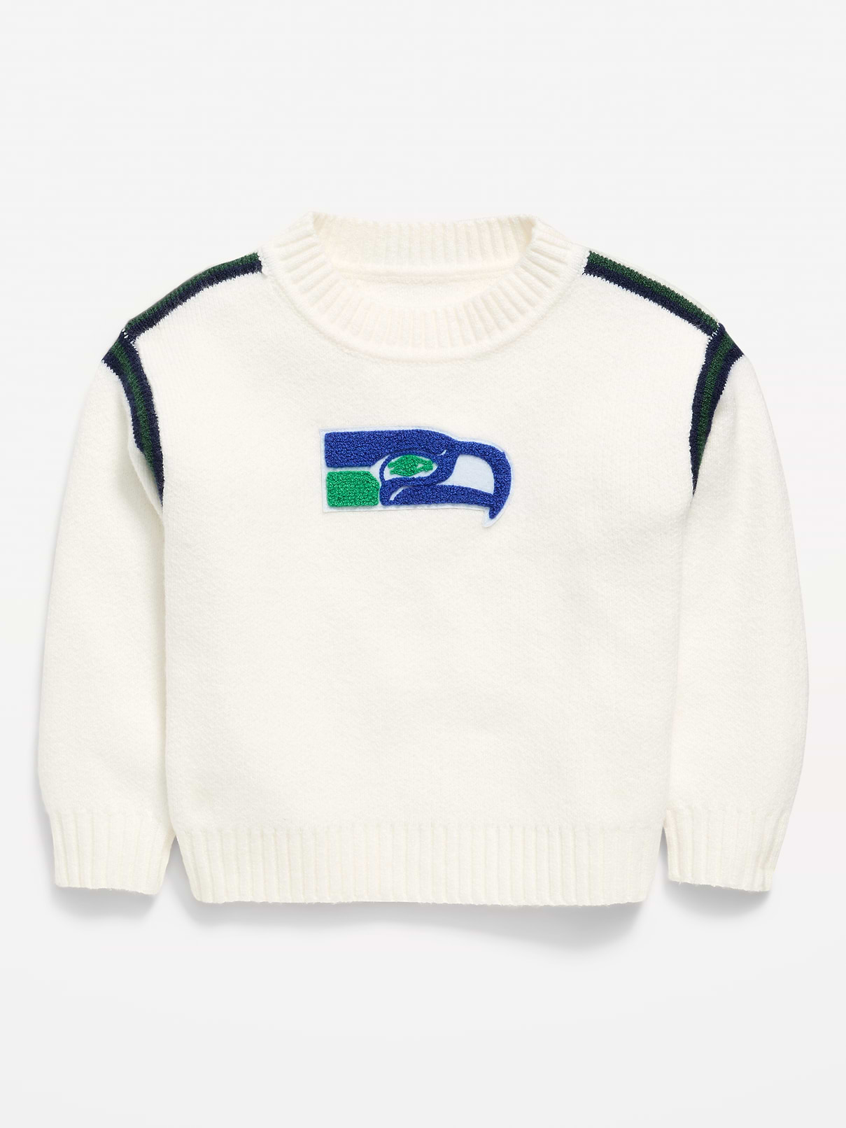 Image number 2 showing, Seattle Seahawks Crew-Neck Sweater for Toddler Girls