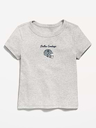 Image number 2 showing, Dallas Cowboys Fitted Graphic T-Shirt for Girls