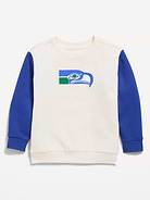 Image number 2 showing, Seattle Seahawks Oversized Crew-Neck Sweatshirt for Toddler Boys