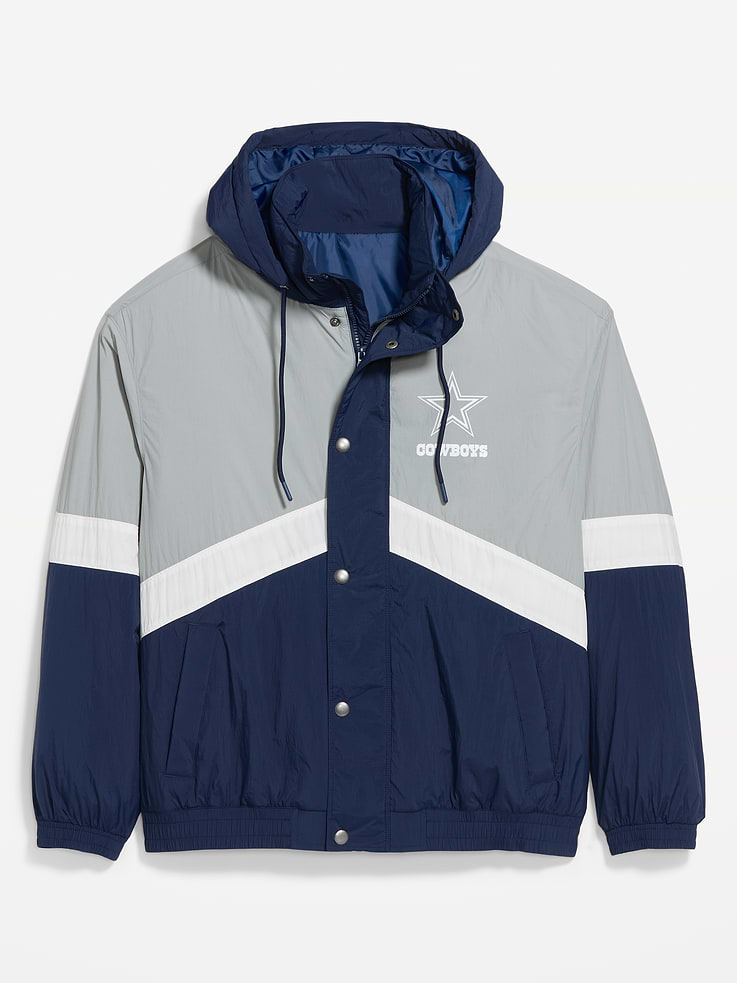 Image 5 of 6, Dallas Cowboys Oversized Jacket for Adults