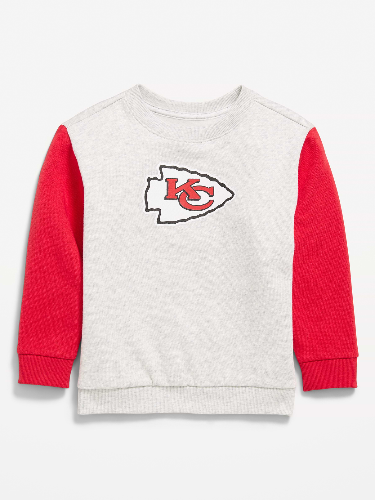 Image number 2 showing, Kansas City Chiefs Oversized Crew-Neck Sweatshirt for Toddler Boys
