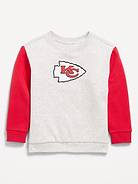 Image number 2 showing, Kansas City Chiefs Oversized Crew-Neck Sweatshirt for Toddler Boys